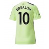 Manchester City Jack Grealish #10 Tredjedrakt Kvinner 2022-23 Kortermet